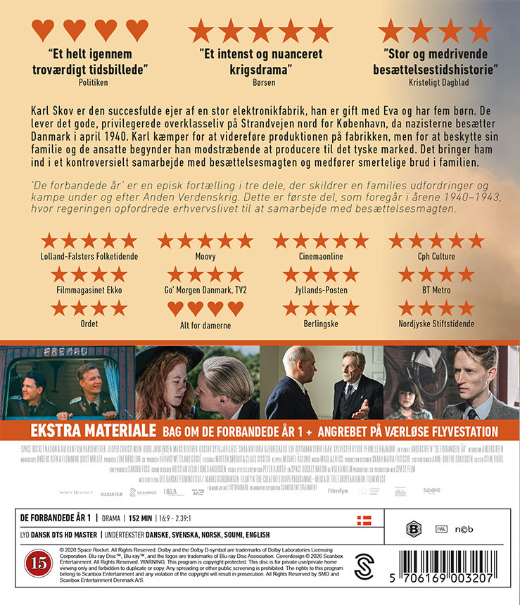 De Forbandede År 1 - Samarbejde - Blu-Ray - Billede 2
