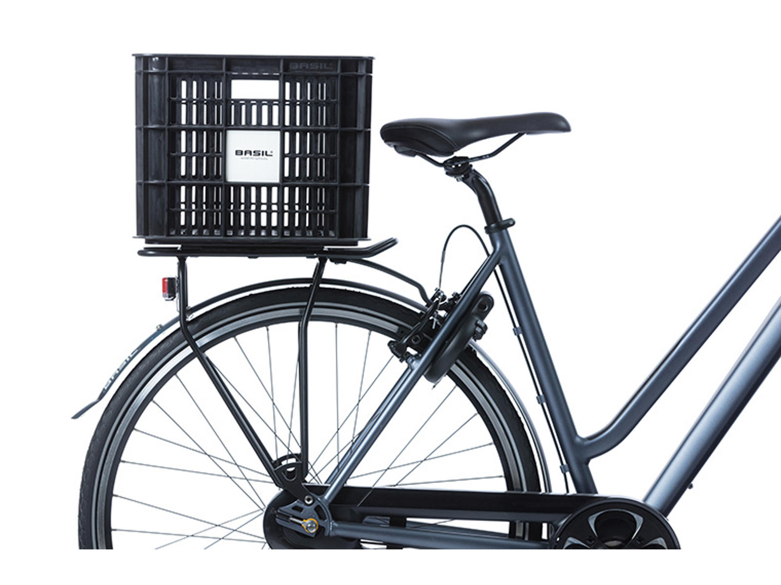 Basil Crate L - Plast kurv - Til opbevaring eller bagagebærer - 95% recycled material - Billede 5
